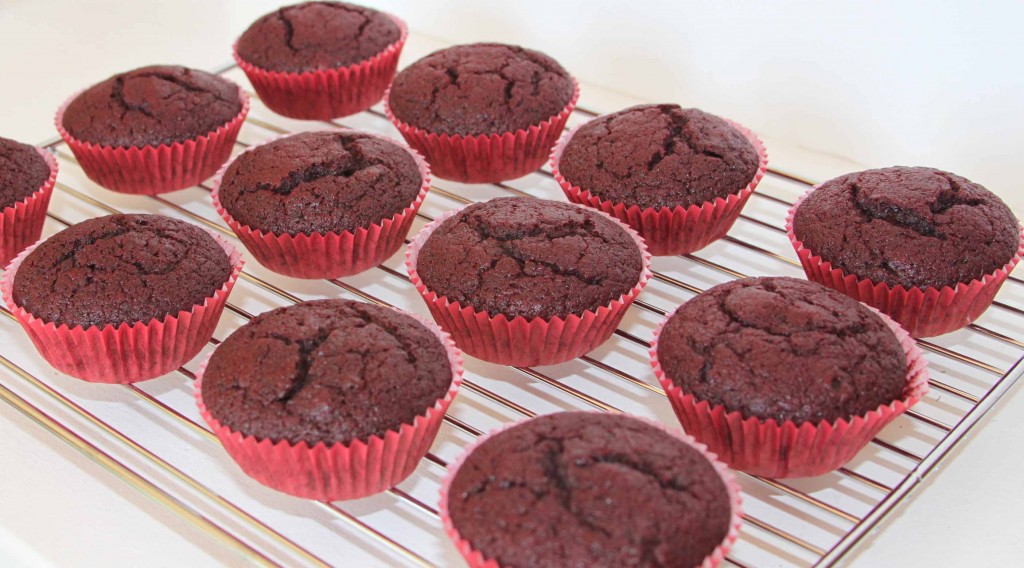 Beetroot and chocolate cakes